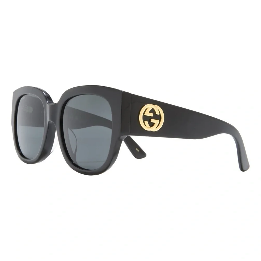 Gucci Black 55mm Square Sunglasses